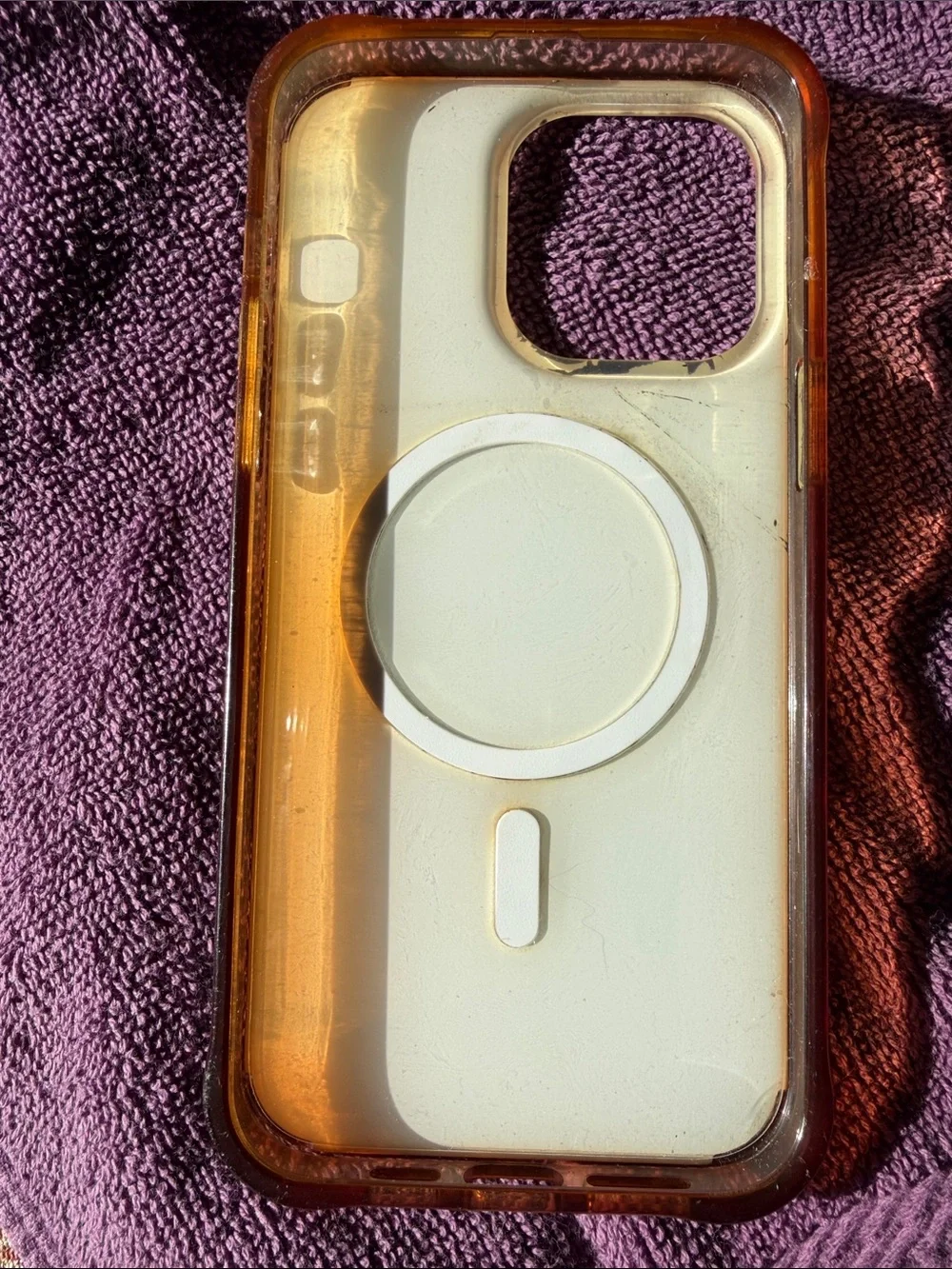 Pink Marble Glitter Ring Phone Case - Unbranded